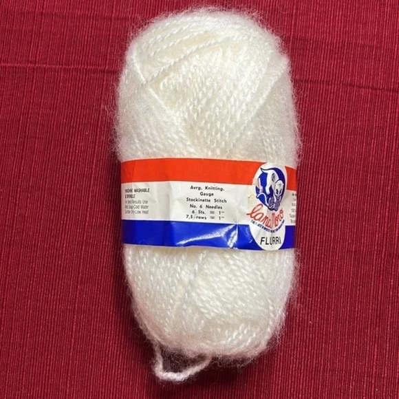 1 skein of Lana Moro flurri brushed white yarn l - Picture 9 of 9